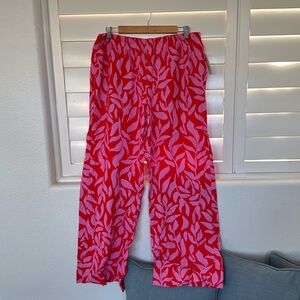 NWT- Large wide leg resort wear pants